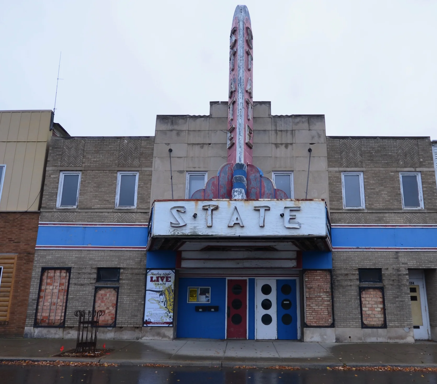 Ely’s Historic State Theater before renovation